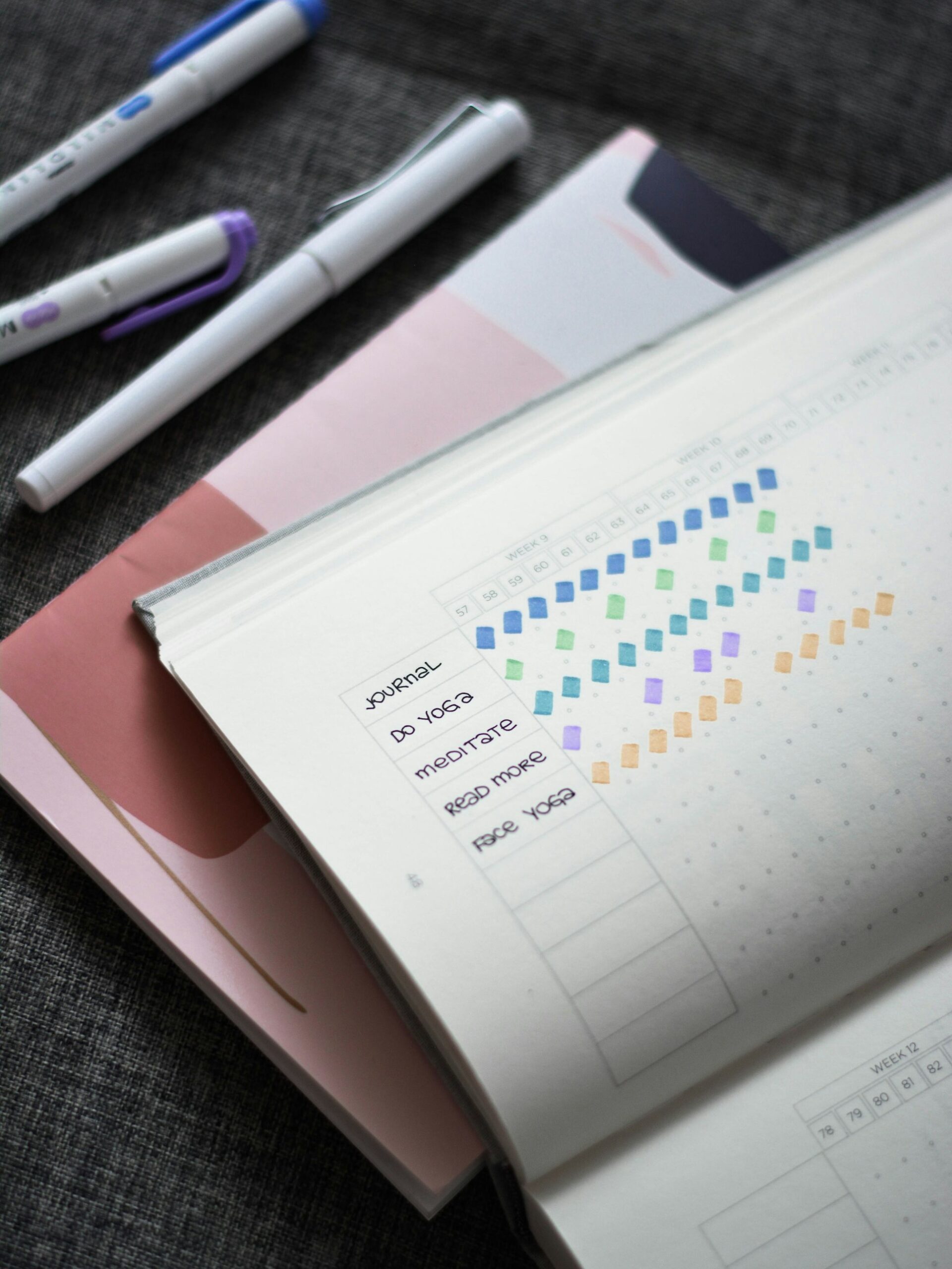 a bullet journal for an everyday routine