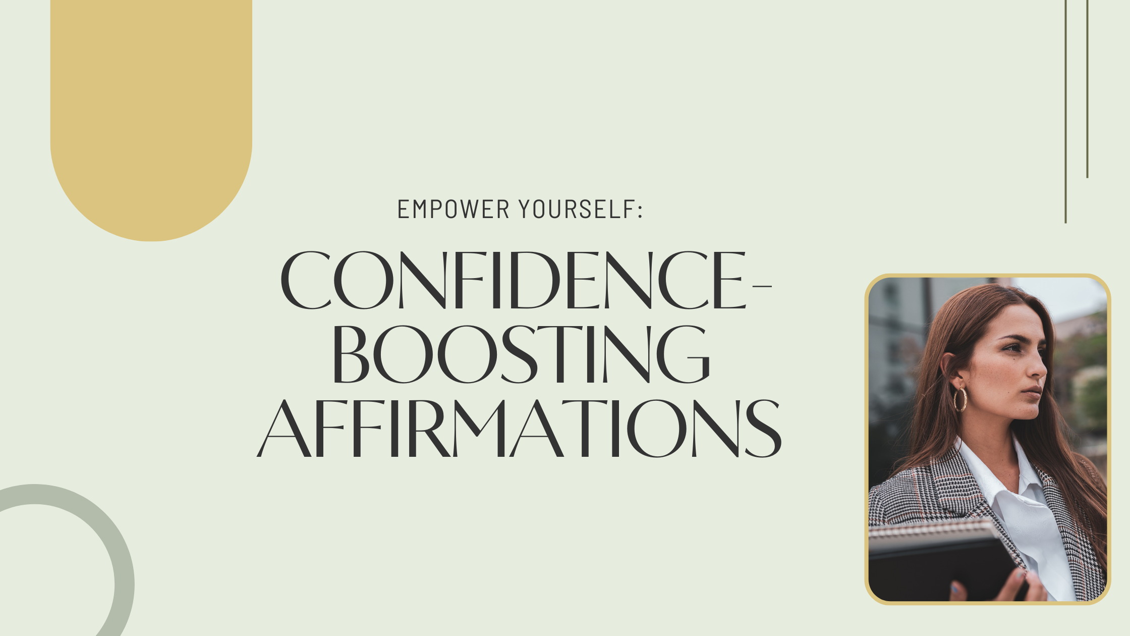 Affirmations for Confidence Before a Big Event